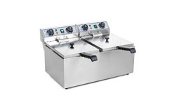 Electric Fryer - 2x10 L (Material to be cleaned)