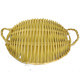 Oval basket in Wicker - 65x55 cm