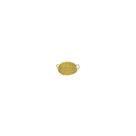 Oval basket in Wicker - 65x55 cm
