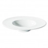Round Plate in White Porcelain - Opera Range