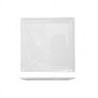 Square Plate in White Porcelain