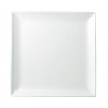 Square Plate in White Porcelain