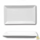 Assiette Porcelaine Rectangulaire Blanche