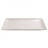 Rectangular Plate in White Porcelain