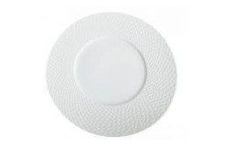 Assiette Porcelaine Blanche Ronde Gamme Venise