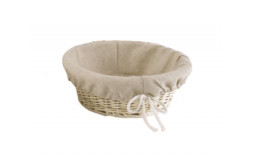 Round Bread Basket in Wicker - Ø 25 cm