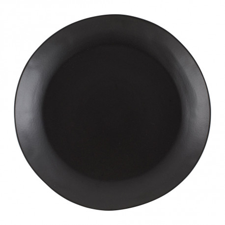 Assiette Ronde Noire Gamme "Chic & Mat"