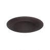 Assiette Ronde Noire Gamme "Chic & Mat"