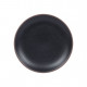 Assiette Ronde Noire Gamme "Chic & Mat"