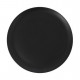 Assiette Ronde Noire Gamme "Chic & Mat"