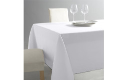 Nappe et Serviette Blanche