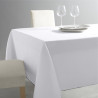 White tablecloth and napkin