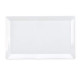 Assiette Porcelaine Rectangulaire Blanche