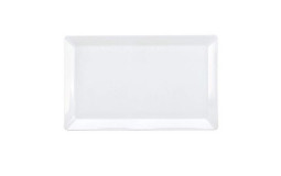 Assiette Porcelaine Rectangulaire Blanche