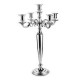 Silvery Metal candlestick - 5 branches - H40 cm