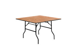 Table Carrée 100x90 Bois