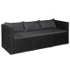 3-seater Sofa in Braided Resin - Seat 187x61x77 cm