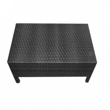 Coffee Table in Braided Resin - seat 61x53x44 cm