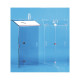 Transparent desk - H112 cm