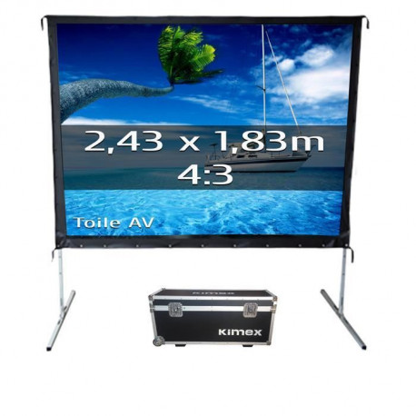 Projection Screen - Front Projection - 243x183 cm - Format 4/3