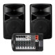 Speaker/ Equalizer 400 W + Mixer + Tripod